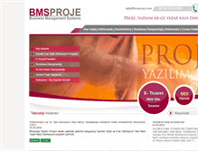 Tablet Screenshot of bmsproje.com